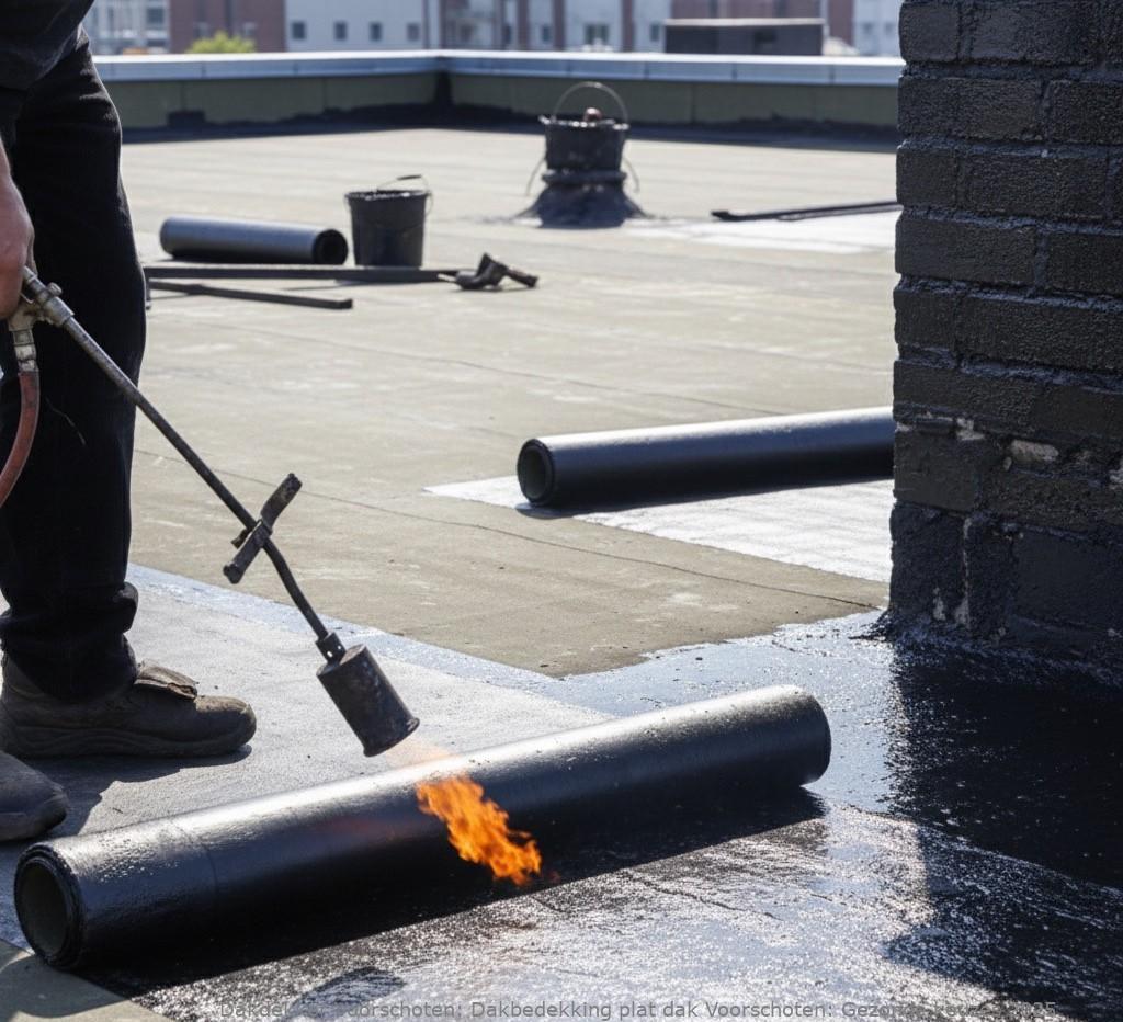 Dakbedekking Plat Dak Voorschoten 1