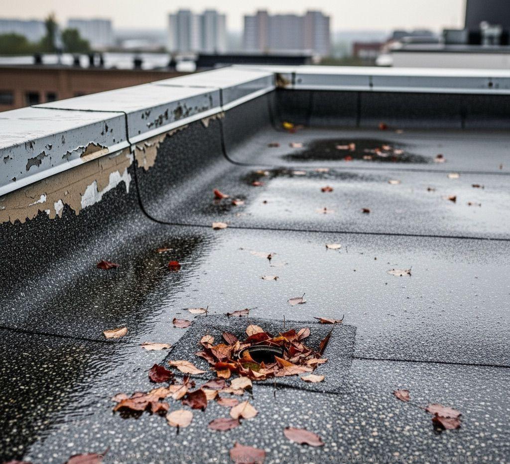 Daklekkage In De Herfst Voorschoten