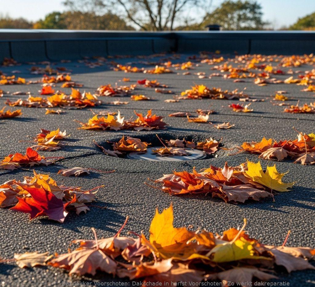 Dakschade In Herfst Voorschoten
